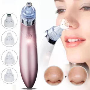 Rechargeable Blackhead Removal Machine 4 in 1 - Powerful Pimple Pore Cleaner | Vacuum Suction Tool